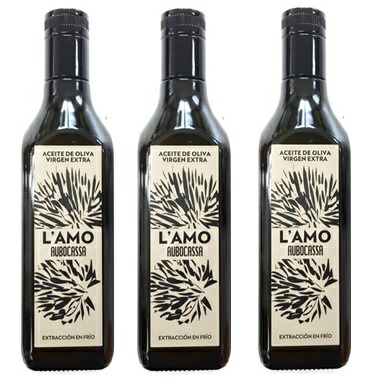 《送料無料》アウボカーサ ラモ AUBOCASSA L'AMO エキストラバージンオリーブオイル 500ml ×3本 【 まとめ買い 】