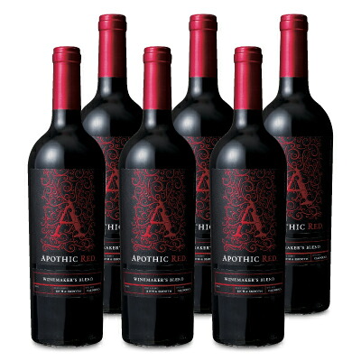 《送料無料》アポシック・レッド 赤ワイン フルボディ アメリカ 750ml × 6本 【 まとめ買い 】
