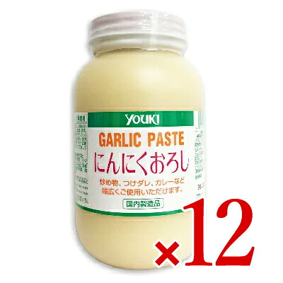 【マラソン限定クーポン配布中】《送料無料》ユウキ食品 にんにくおろし 1kg × 12個 ［youki］ 業務用【まとめ買い】 10,987円