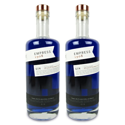 《送料無料》エンプレス 1908 ジン750ml × 2本 [都光]【まとめ買い】
