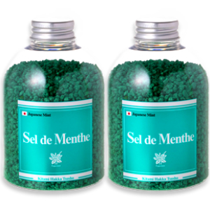 《送料無料》 北見 Sel de Menthe （セル・デ・メンタ） 450g &times; 2本 徳用ボトル [北見ハッカ通商]《あす楽》