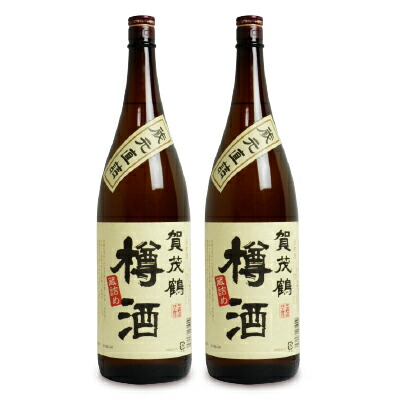 【マラソン限定クーポン配布中】《送料無料》賀茂鶴酒造 樽酒 1800ml × 2本 【 まとめ買い 】