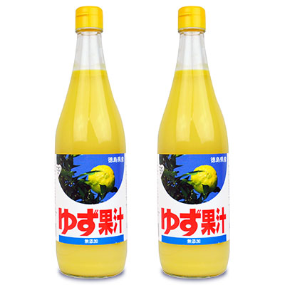 【マラソン限定!最大2000円OFFクーポン配布中!】《送料無料》JA徳島 徳島市農業協同組合 ゆず果汁 720ml × 2個