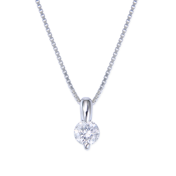 楽天市場】プラチナ鑑定書付ダイヤモンドネックレス（0.7カラット