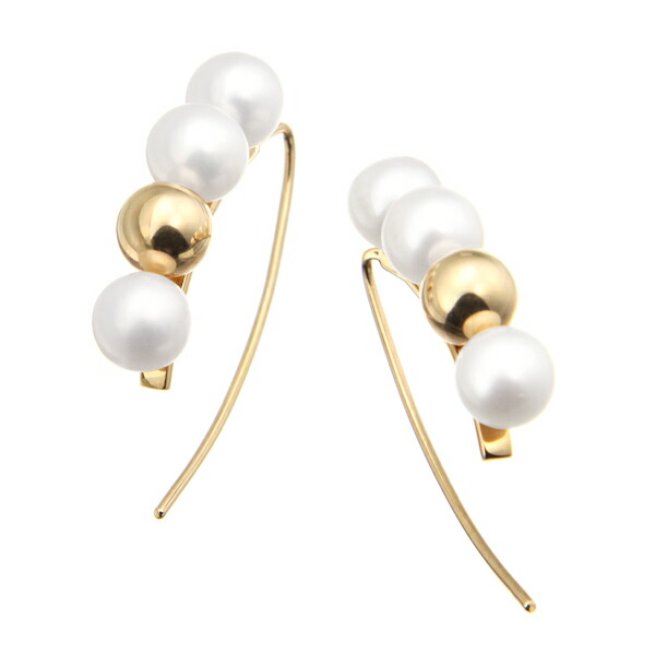 楽天市場】K10イエローゴールド淡水パールピアス : ジュエリーツツミ