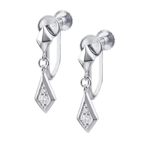 楽天市場 ポイント10倍キャンペーン 4 21 水 9 59まで Sale K10ホワイトゴールドダイヤモンドイヤリング ジュエリーツツミ