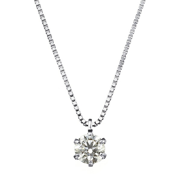 楽天市場】【SALE】 プラチナ鑑定書付ダイヤモンドネックレス（0.18