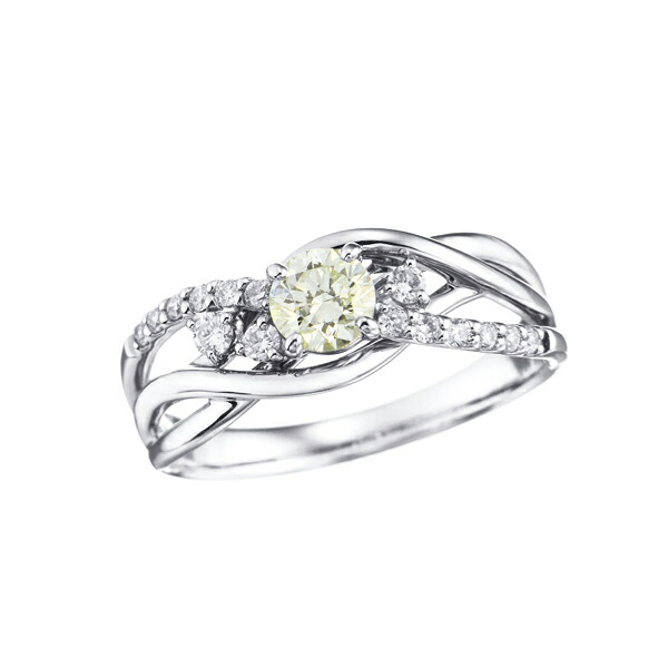 楽天市場】プラチナ鑑定書付ダイヤモンドリング（0.23カラット