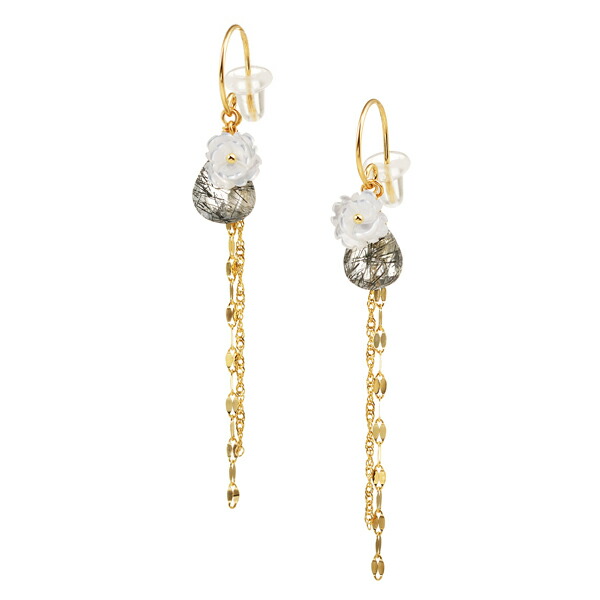 楽天市場】K10イエローゴールドレモンクォーツピアス : ジュエリーツツミ