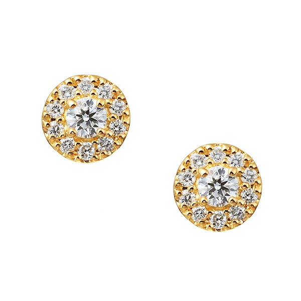 【SALE】 K18イエローゴールドダイヤモンドピアス|ジュエリーツツミ