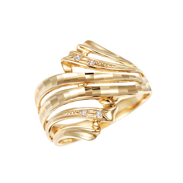 楽天市場】K10イエローゴールドリング : ジュエリーツツミ