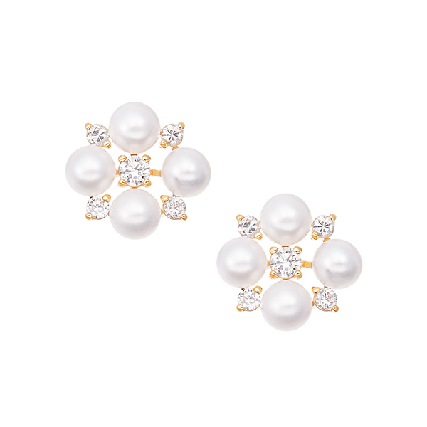 楽天市場】K10イエローゴールド淡水パールピアス : ジュエリーツツミ