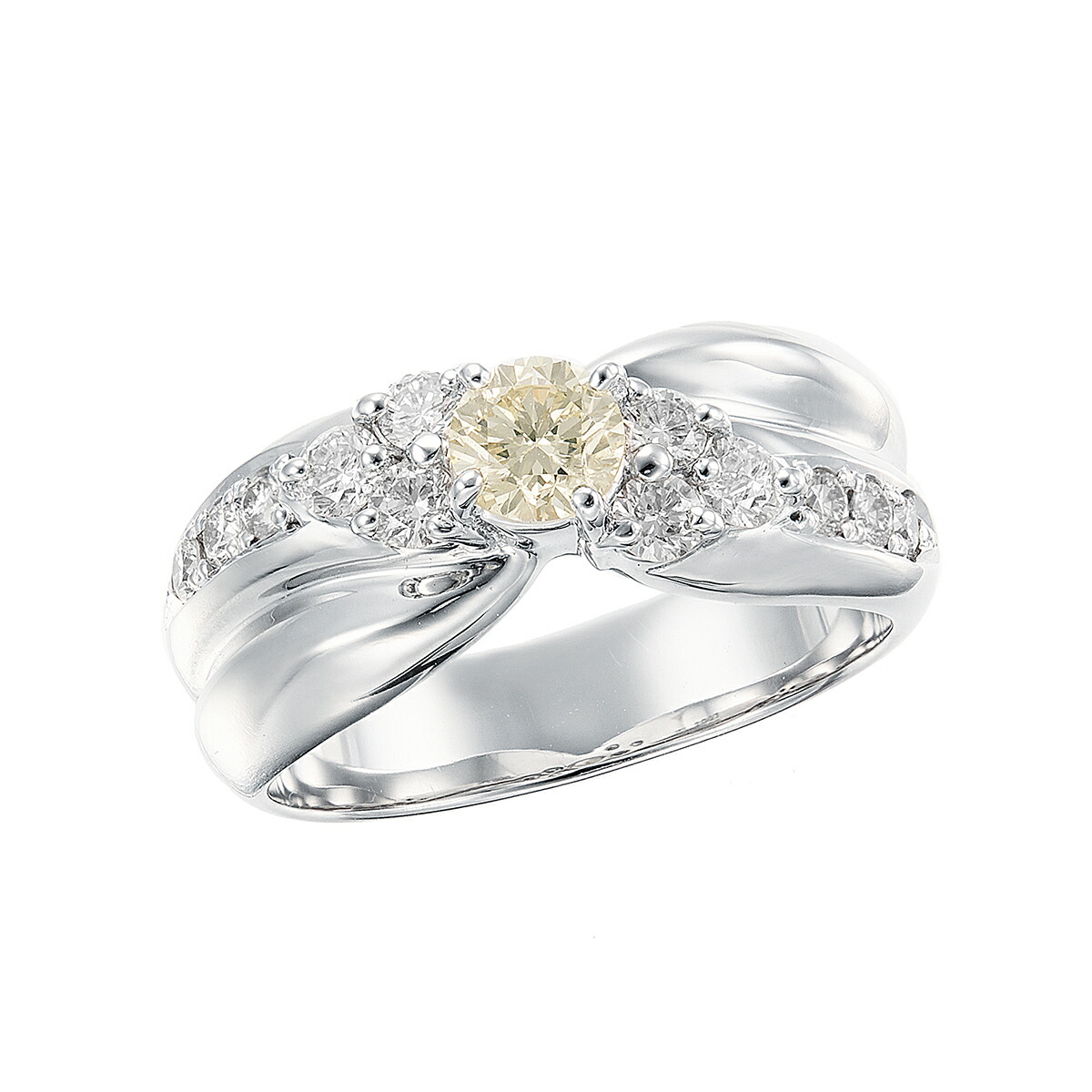 楽天市場】プラチナ鑑定書付ダイヤモンドリング（0.23カラット