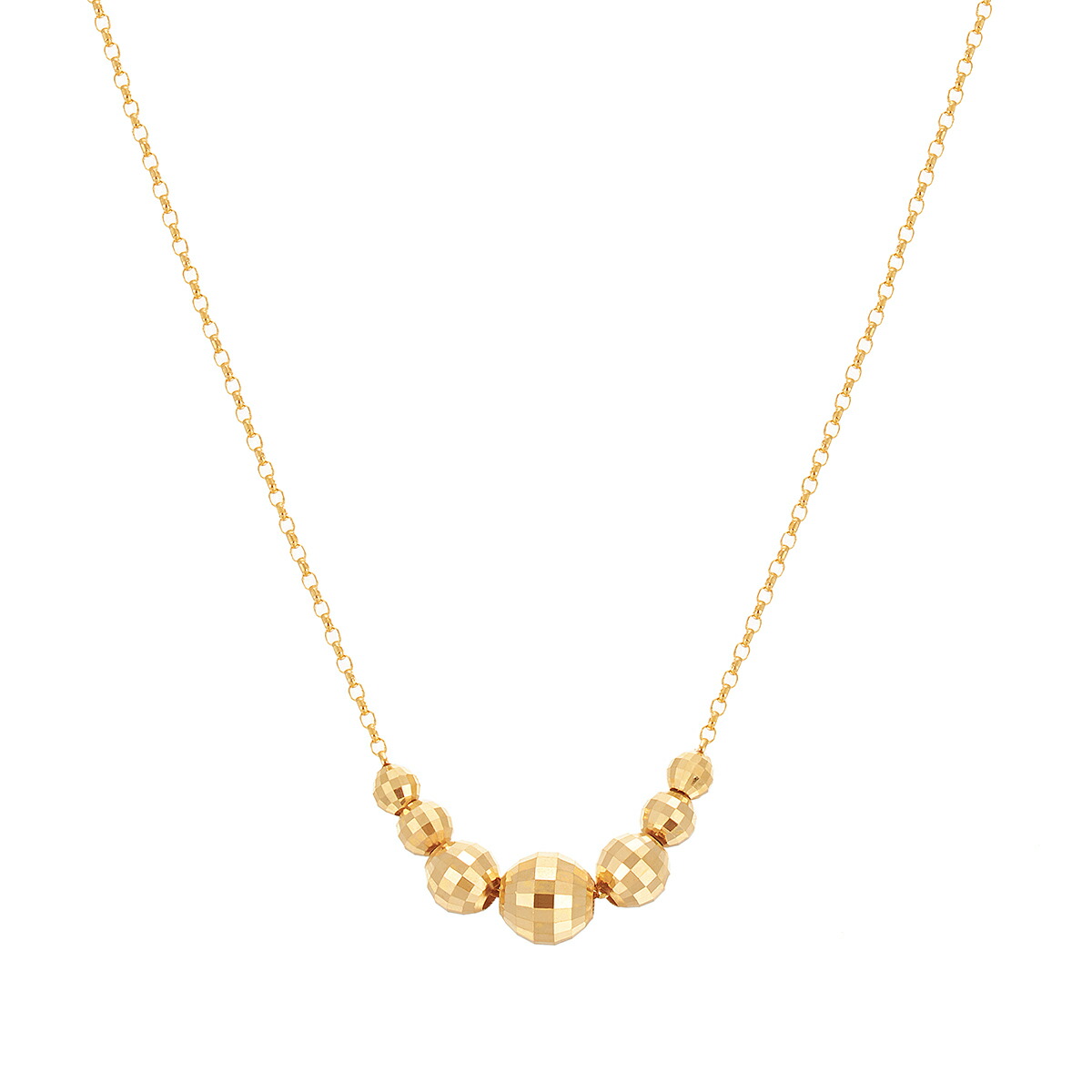 楽天市場】K18イエローゴールドネックレス（40cm） : ジュエリーツツミ