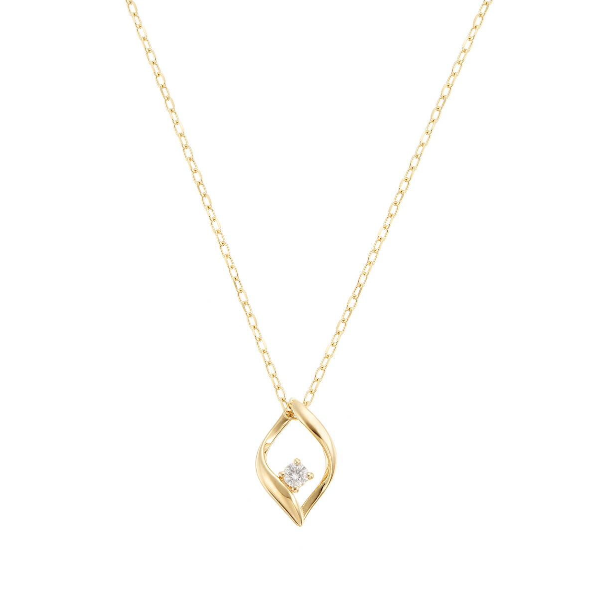 K10 金ネックレス　ゴールド　ダイヤモンド　プチ　ネックレス　k 楽天市場】【Princess Necklace】 K10/K18/Pt900 一粒