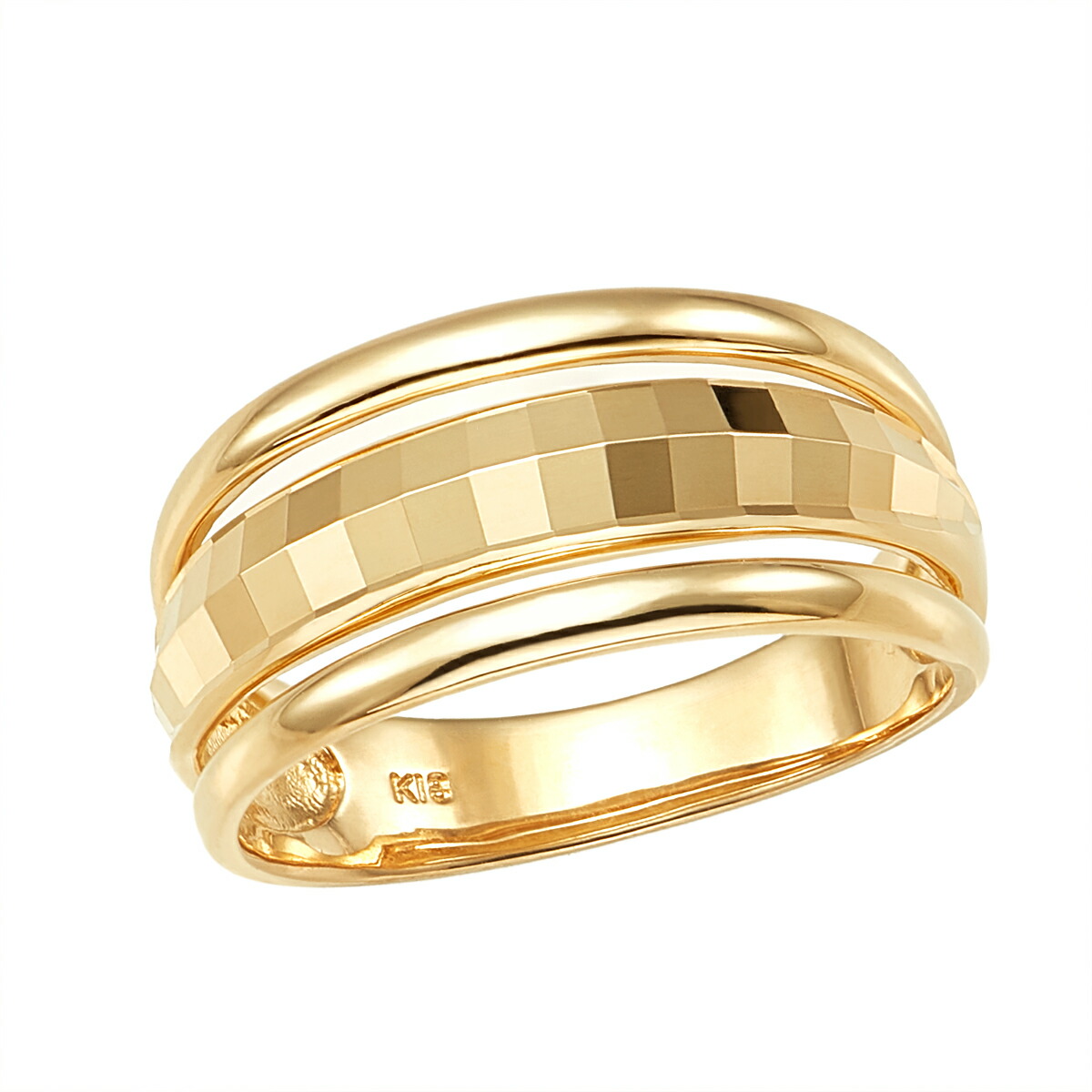 K18 ゴールド リング K18イエローゴールドリング(RFR681-001)|TSUTSUMI（ジュエリー