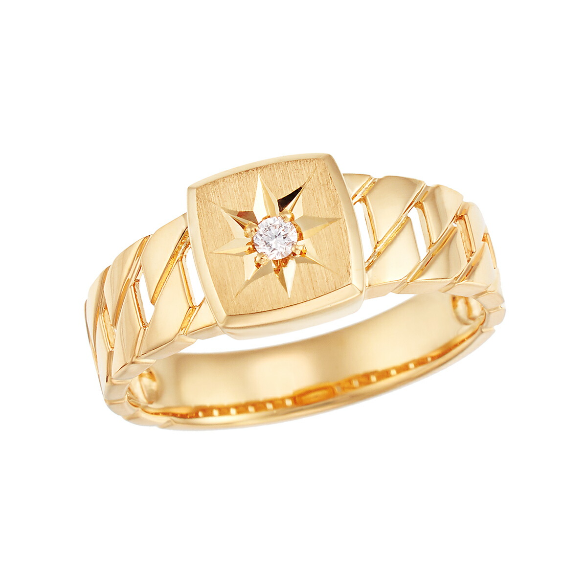 楽天市場】K18イエローゴールドリング : ジュエリーツツミ