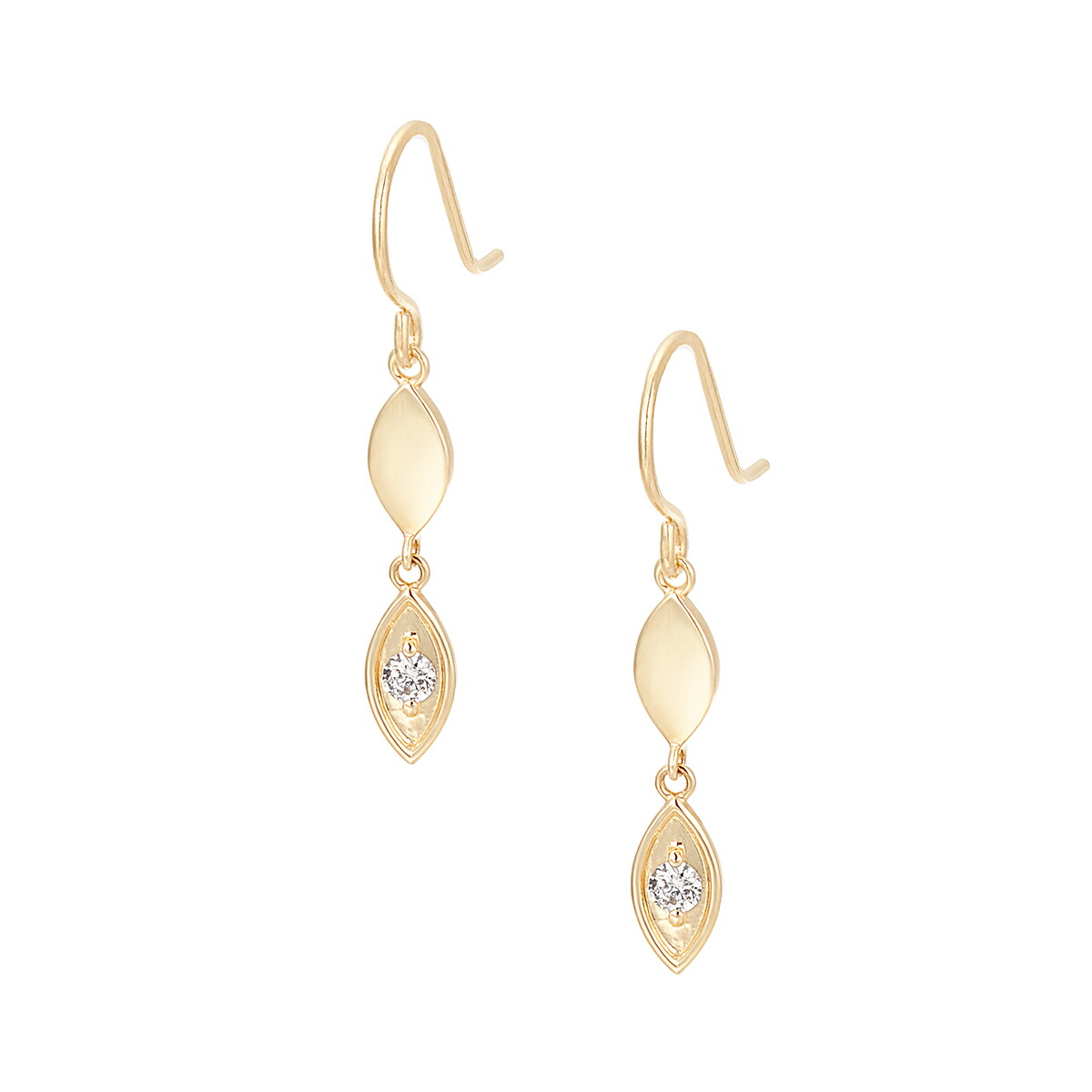 楽天市場】K10イエローゴールドダイヤモンドピアス : ジュエリーツツミ