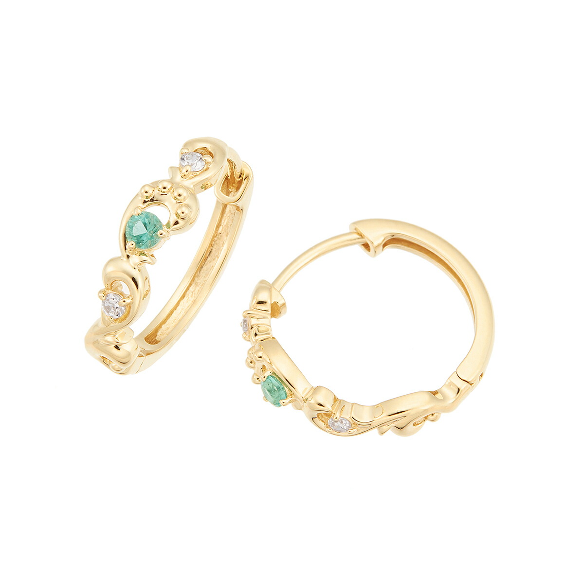 楽天市場】K10イエローゴールドイエローサファイアピアス : ジュエリー