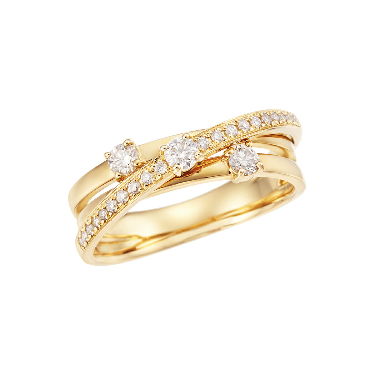 楽天市場】K18イエローゴールドダイヤモンドリング : ジュエリーツツミ