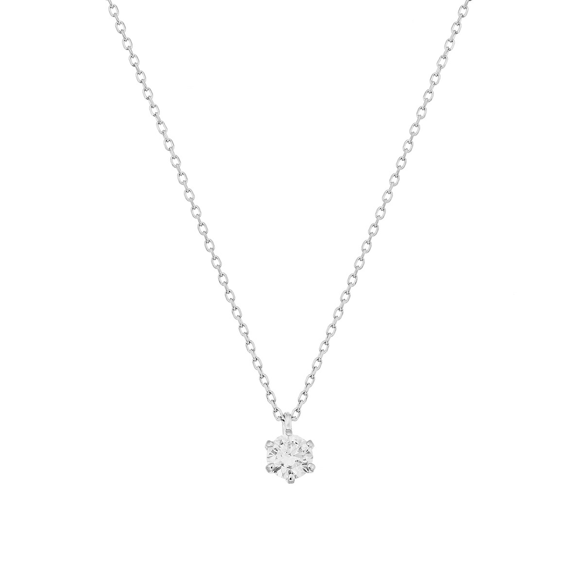 楽天市場】プラチナ鑑定書付ダイヤモンドネックレス（0.18カラット