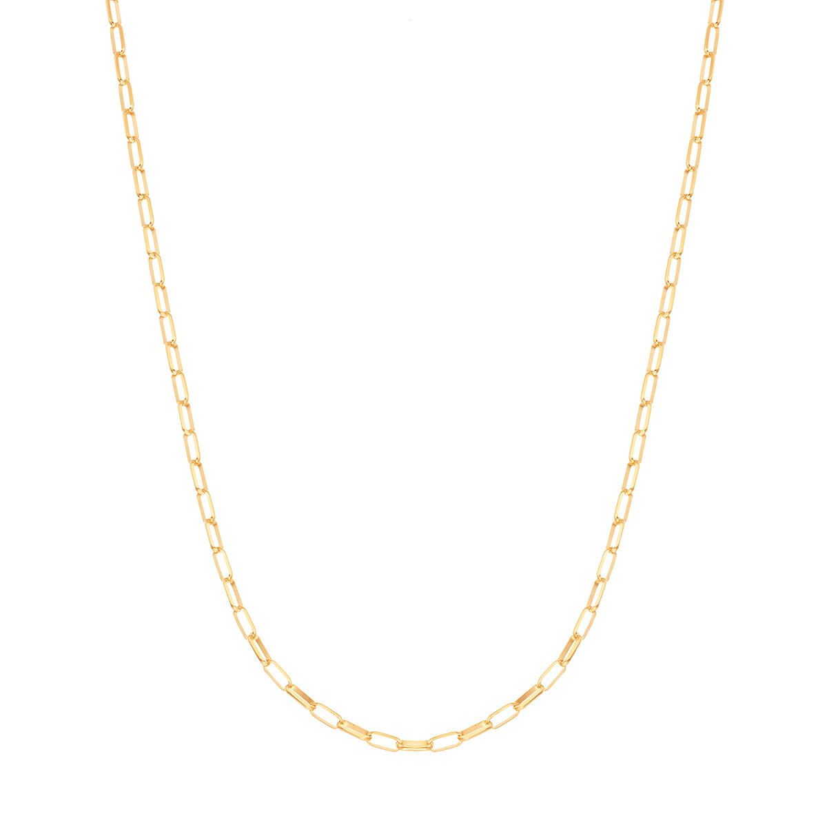 楽天市場】K18イエローゴールドロングネックレス（70cm） : ジュエリー