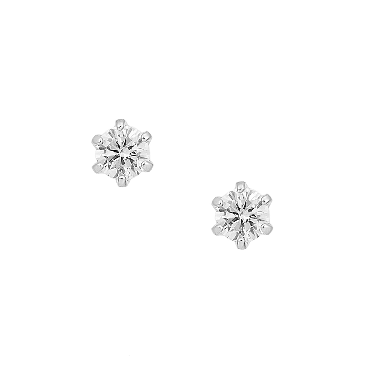 ジュエリーツツミ　ダイアモンドピアス 鑑別書付き プラチナダイヤモンドピアス(RPE012-002)|TSUTSUMI（ジュエリー