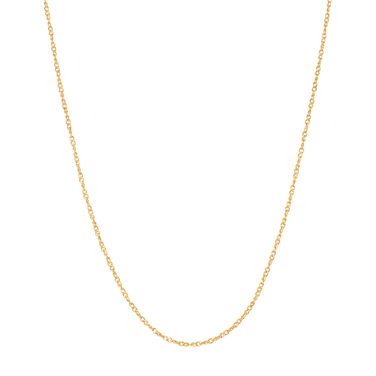 ete シンプル ゴールド ネックレス　45㎝ rnc636.jpg