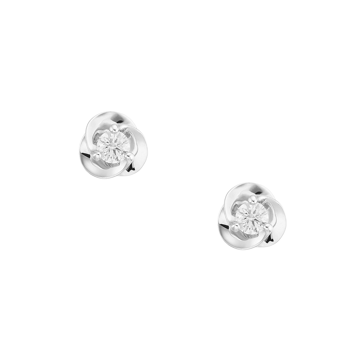 【ジュエリーツツミ】K18ホワイトゴールドダイヤモンドピアス K18ホワイトゴールドダイヤモンドピアス(RPE688-001)|TSUTSUMI