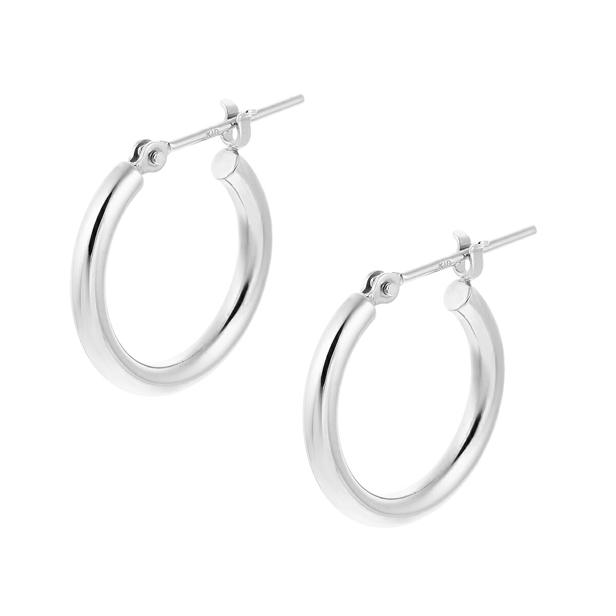 K10ホワイトゴールドピアス｜ジュエリーツツミ 13,500円
