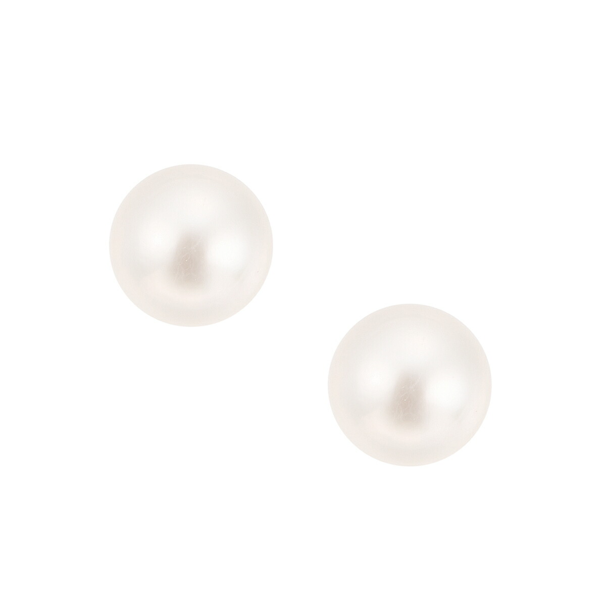 K18イエローゴールドアコヤ真珠ピアス(6.5mm)