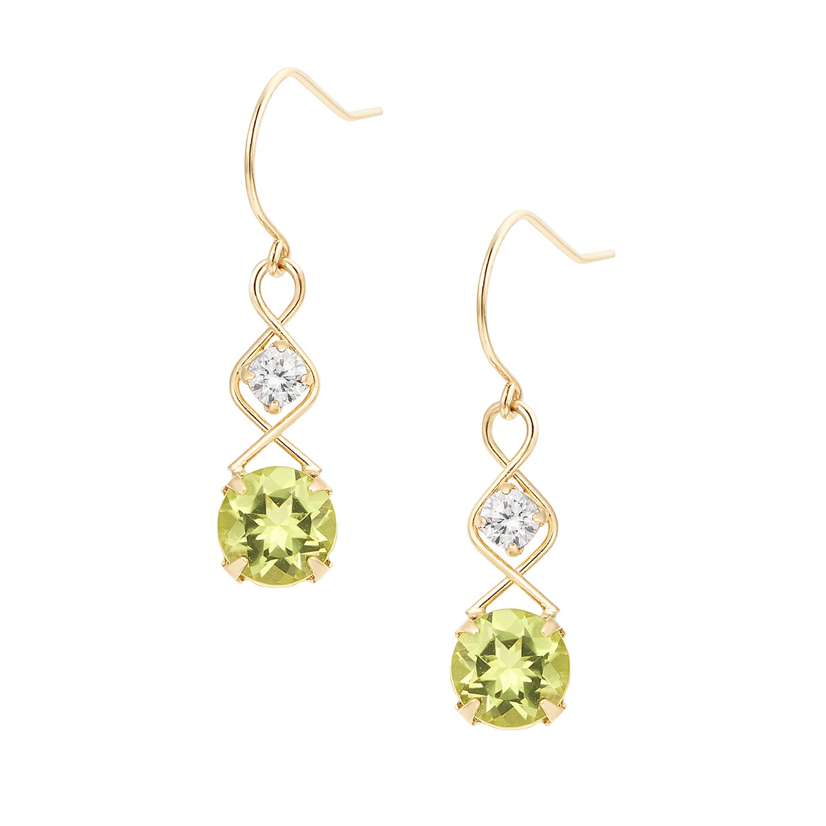 楽天市場】K10ホワイトゴールドアクアマリンピアス : ジュエリーツツミ