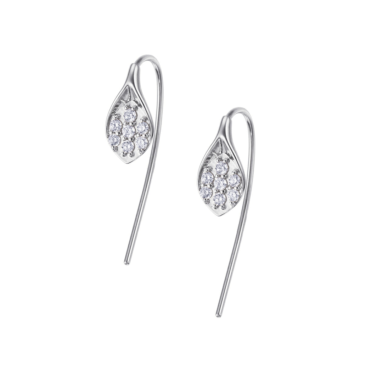 プラチナダイヤモンドピアス|ジュエリーツツミ