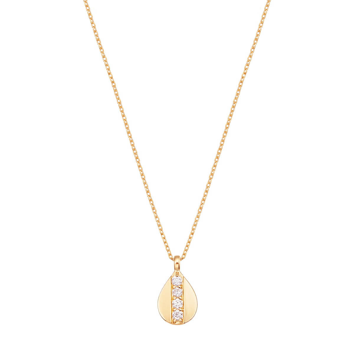 楽天市場】K18イエローゴールドダイヤモンドネックレス : ジュエリーツツミ