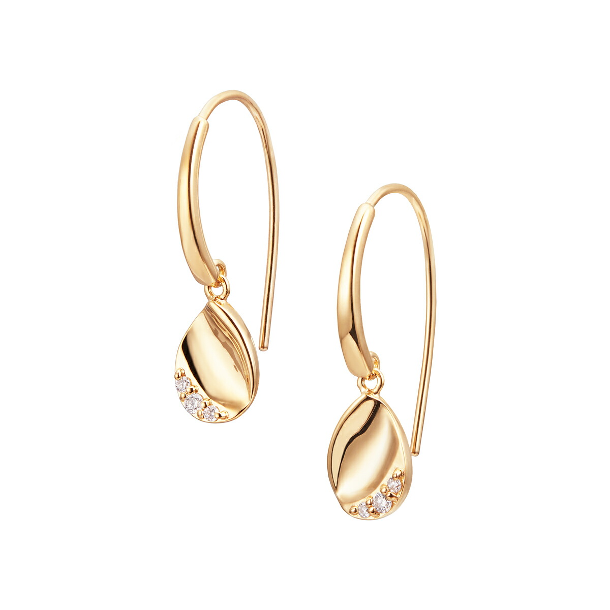 楽天市場】K18イエローゴールドダイヤモンドピアス : ジュエリーツツミ