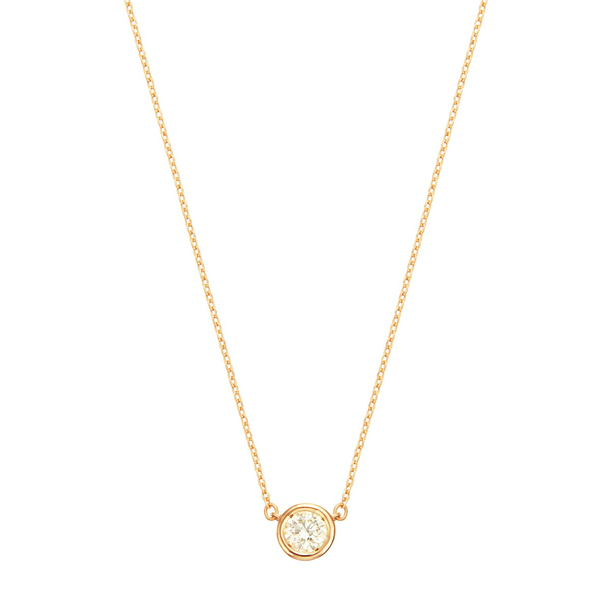 楽天市場】K18イエローゴールドダイヤモンドネックレス : ジュエリーツツミ