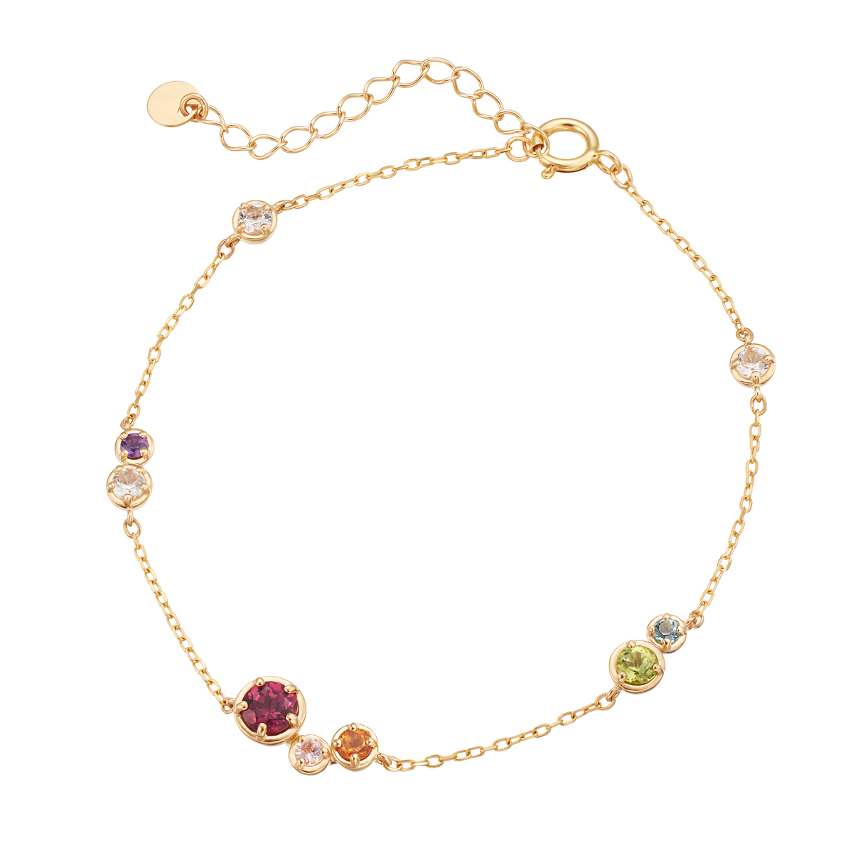 ジュエリーツツミ　マルチストーン　ブレスレット 楽天市場】15％ポイントバック 〜08/15(金)9：59まで【DEAL