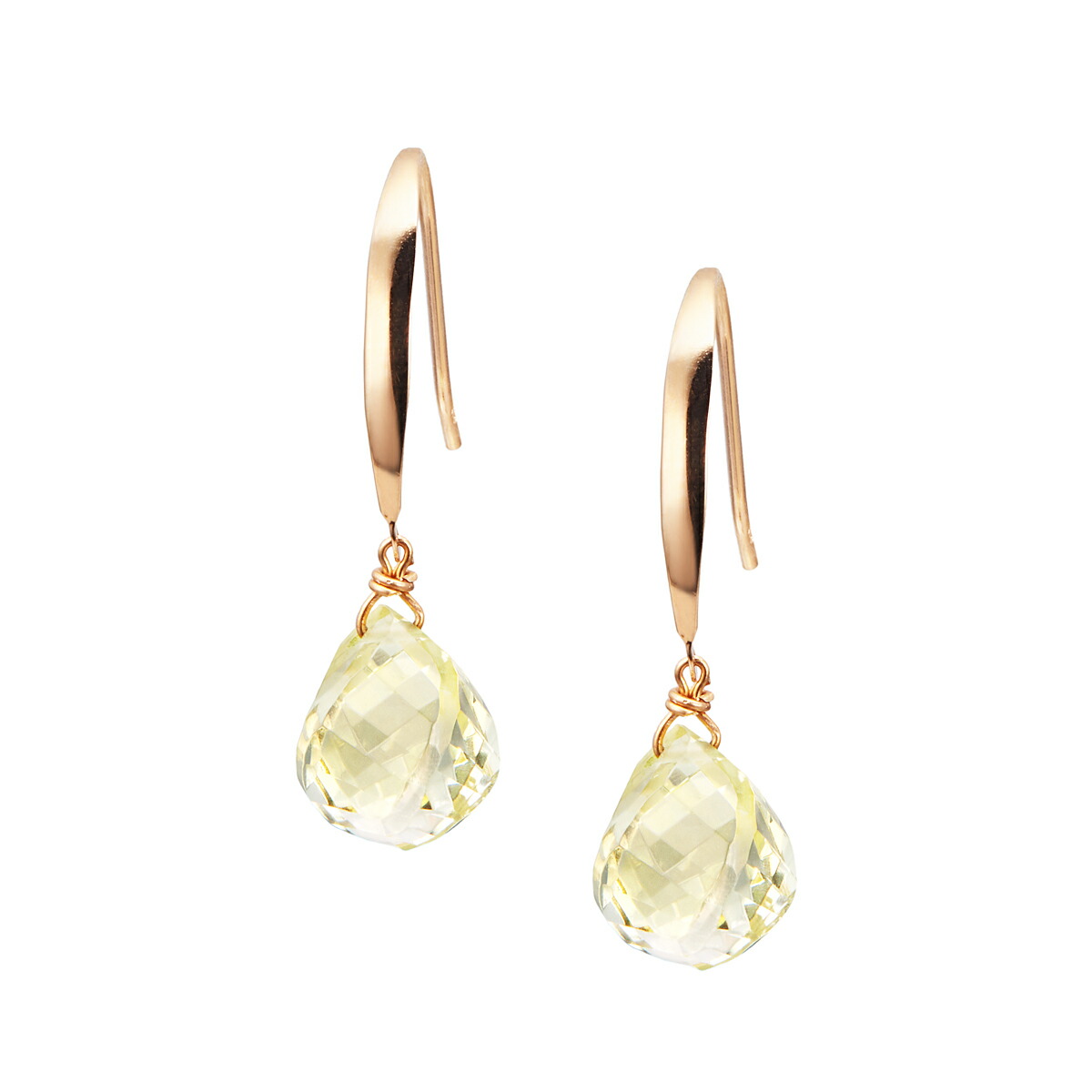 楽天市場】K10イエローゴールドルチルクォーツピアス : ジュエリーツツミ