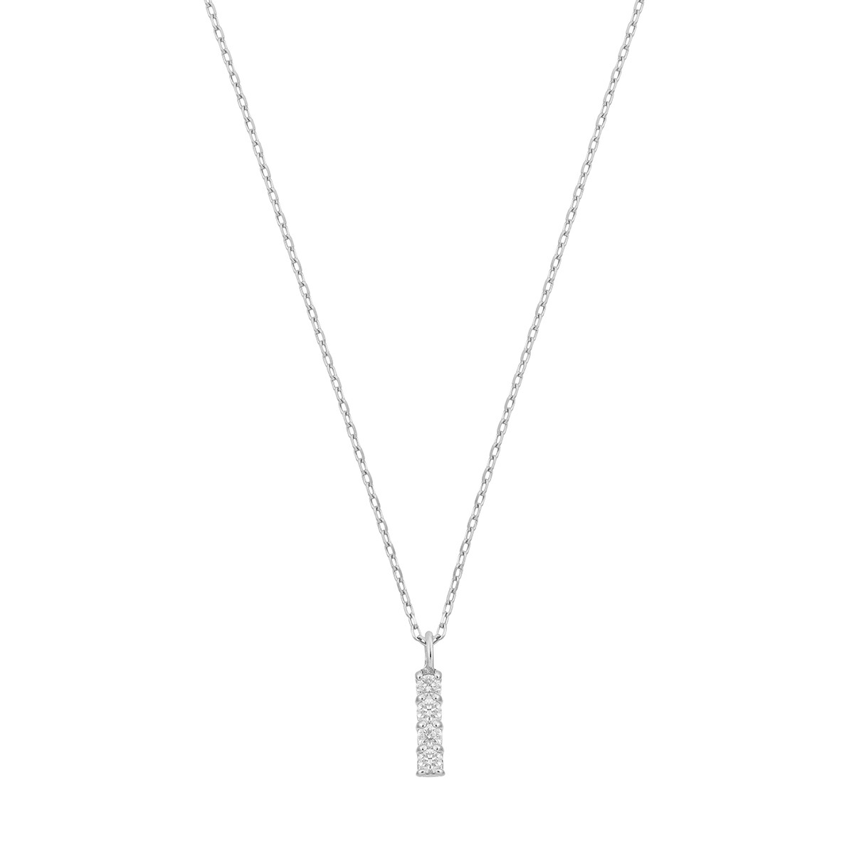 楽天市場】K10ホワイトゴールドダイヤモンドネックレス : ジュエリーツツミ