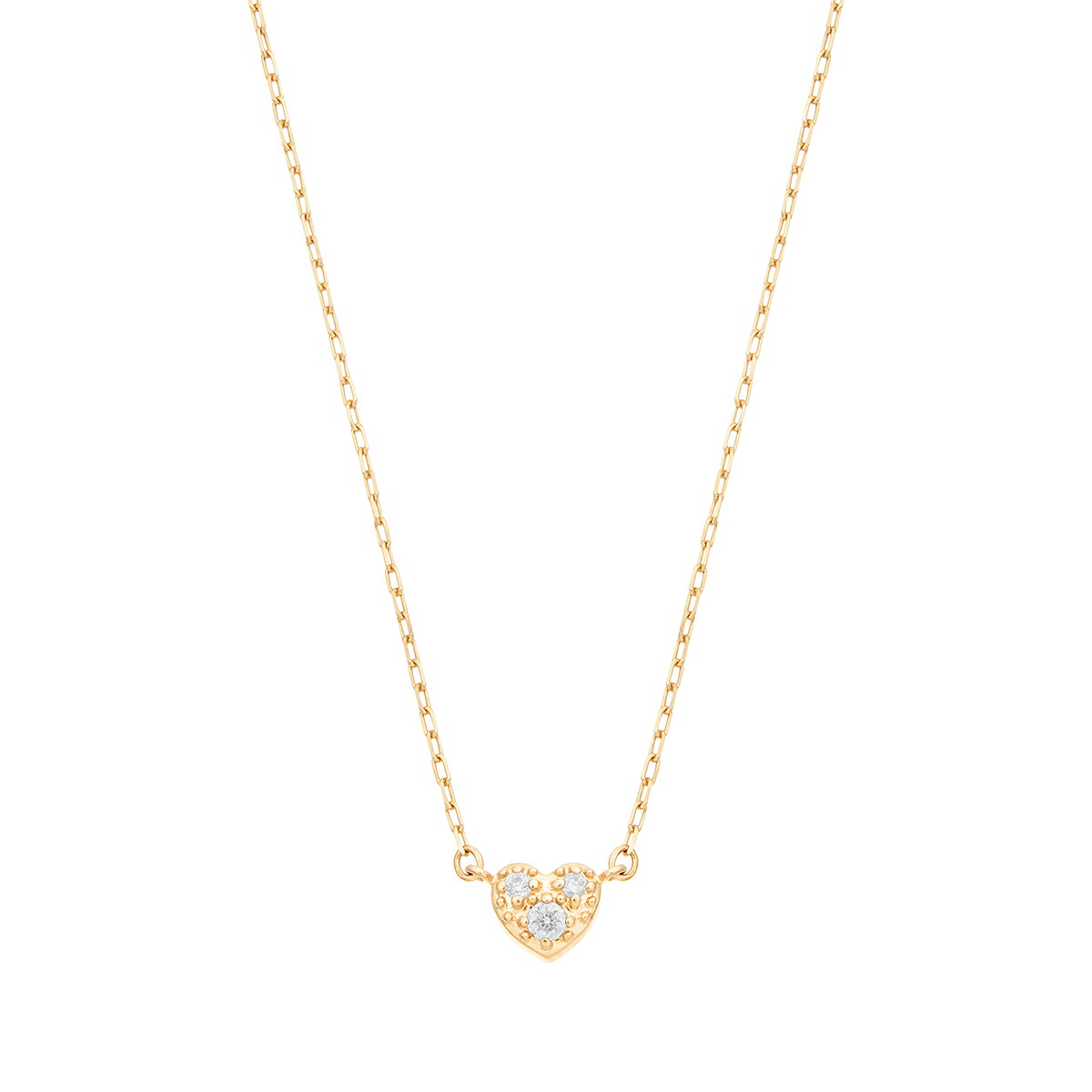 k10 イエローゴールド✖️ダイヤモンドネックレス K10 イエローゴールド ダイヤモンド ネックレス | シンプリッチ