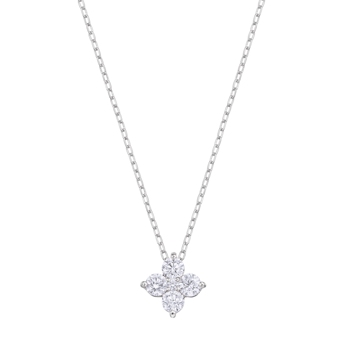 プラチナダイヤモンドネックレス｜ジュエリーツツミ 66,000円