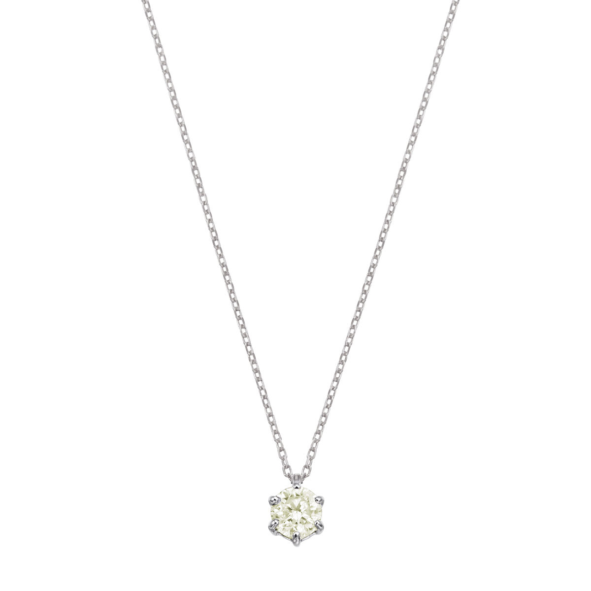 楽天市場】【SALE】 プラチナ鑑定書付ダイヤモンドネックレス（0.18