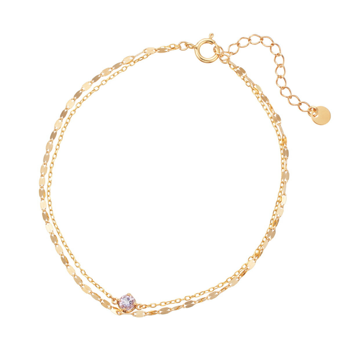 楽天市場】K10イエローゴールドラリマールブレスレット : ジュエリーツツミ