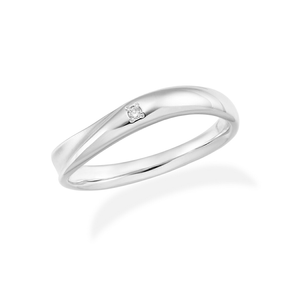 楽天市場】K14ホワイトゴールドペアリング : ジュエリーツツミ