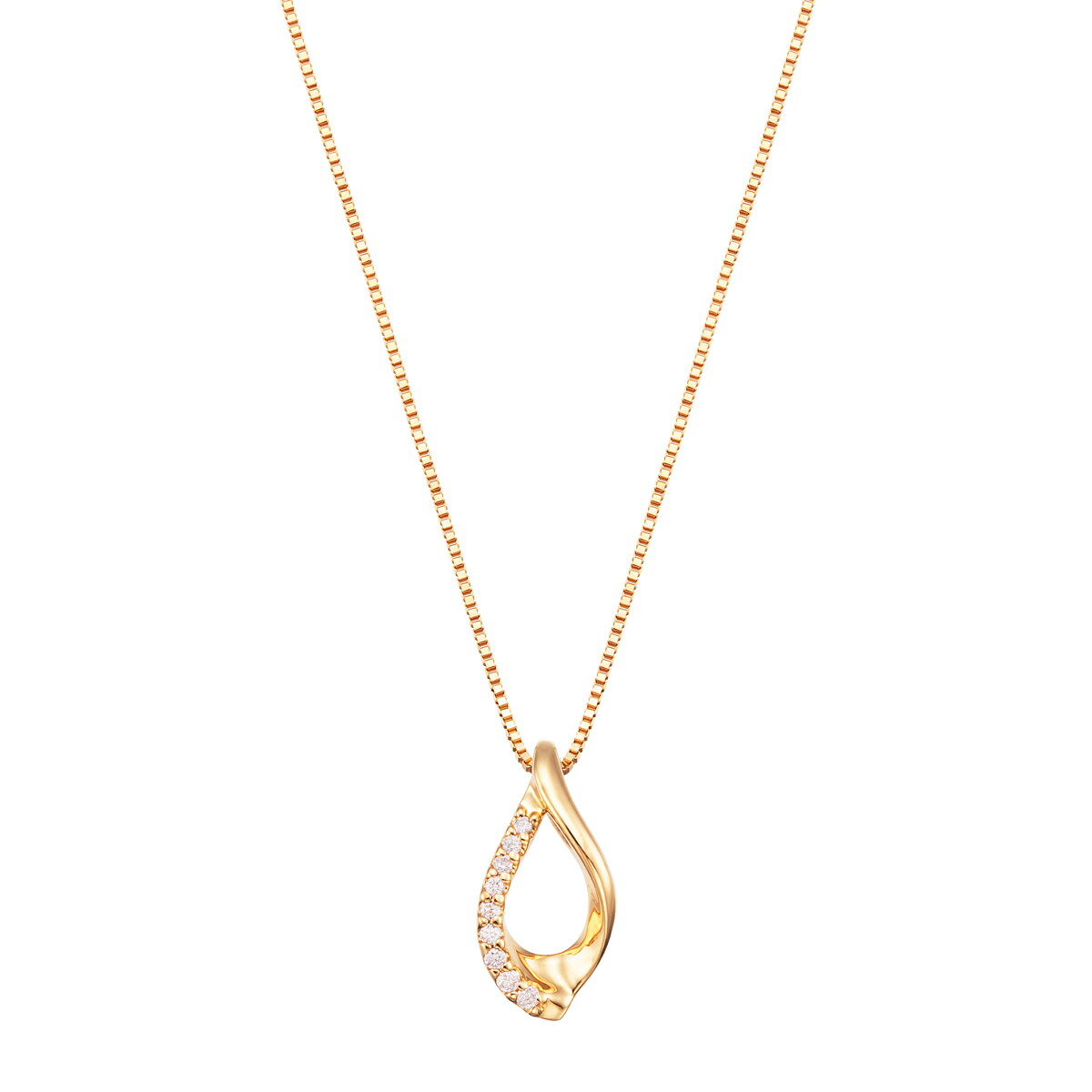 楽天市場】K18イエローゴールドダイヤモンドネックレス : ジュエリーツツミ