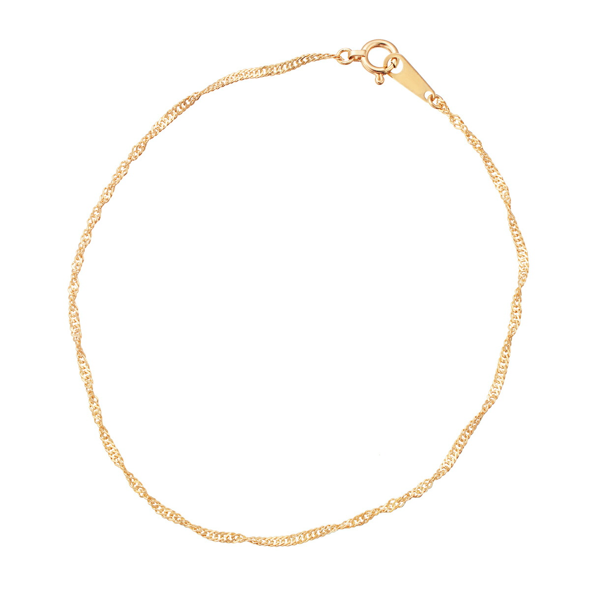 楽天市場】K18イエローゴールドアンクレット : ジュエリーツツミ