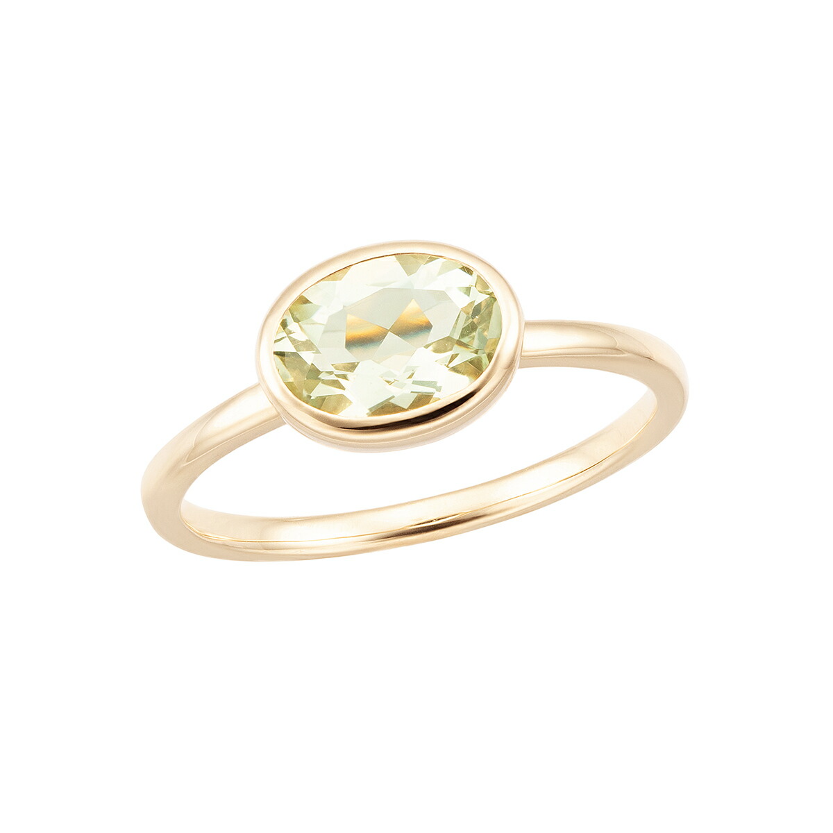 楽天市場】K10イエローゴールドレモンクォーツリング : ジュエリーツツミ