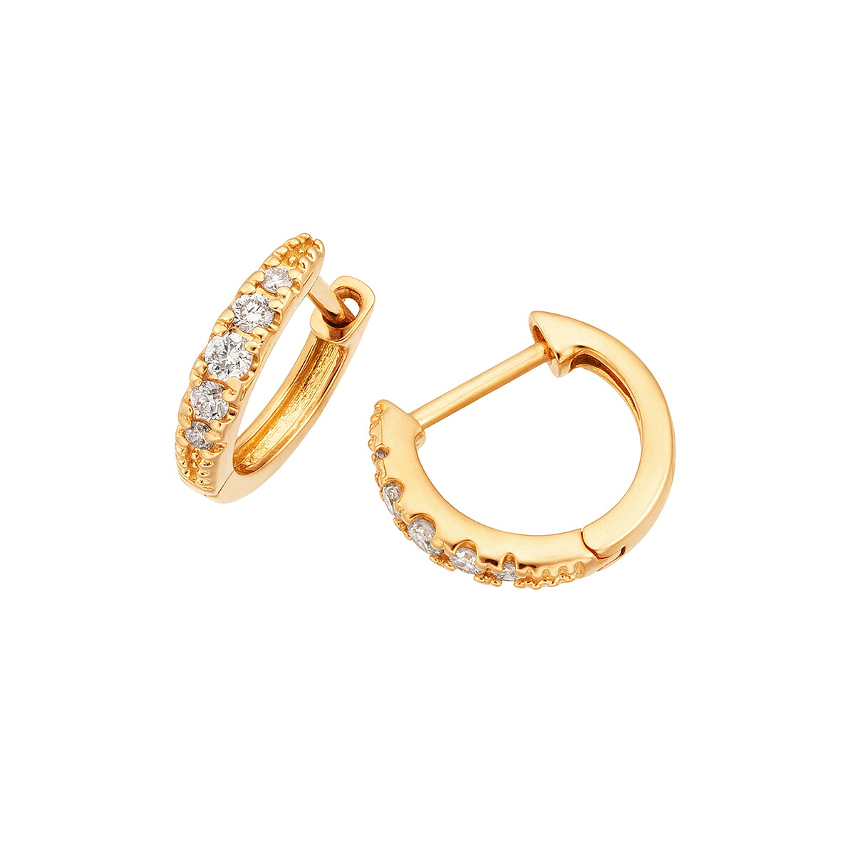 楽天市場】K18イエローゴールドダイヤモンドピアス : ジュエリーツツミ