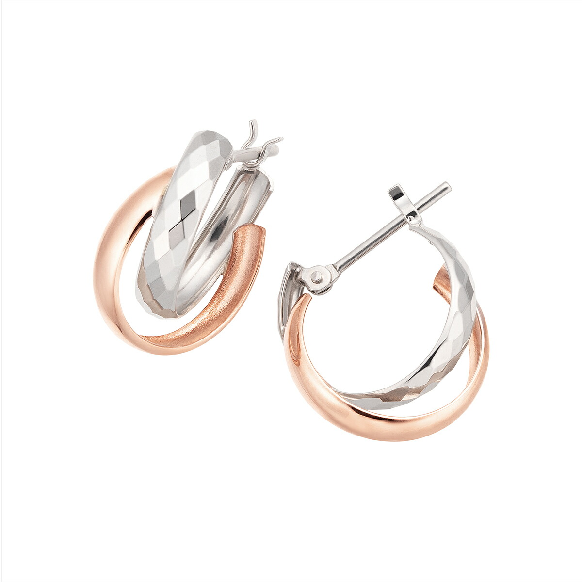 楽天市場】K10ホワイトゴールドダイヤモンドピアス : ジュエリーツツミ