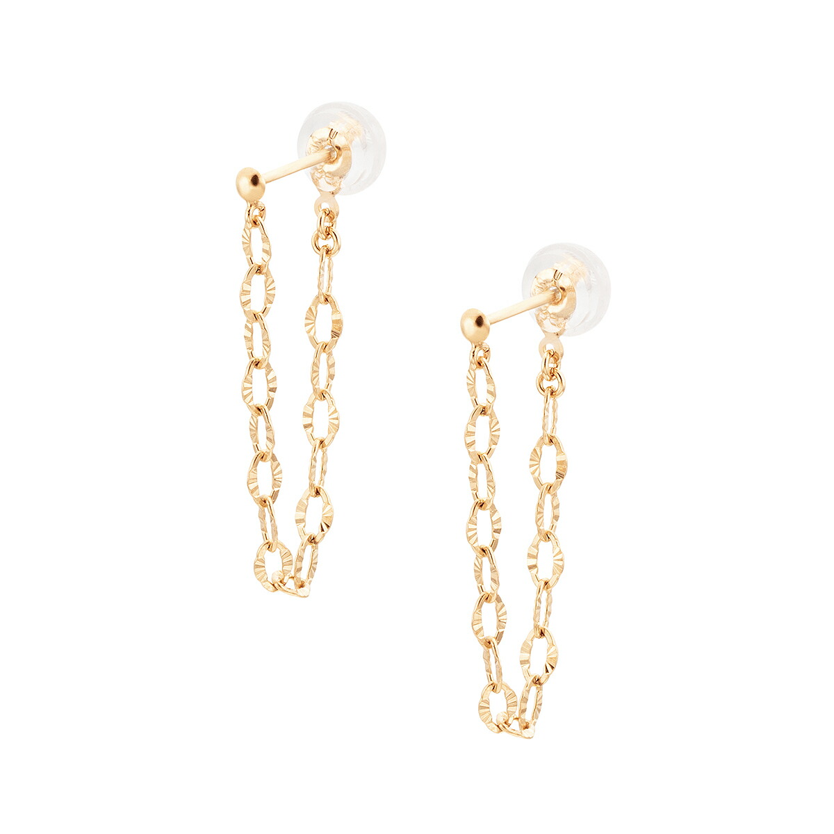 楽天市場】【SALE】 K10イエローゴールドアクアマリンピアス